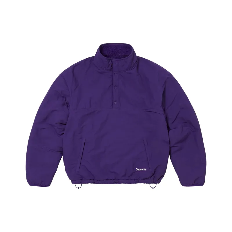 Supreme Polartec Shearling Reversible Pullover FW24-0