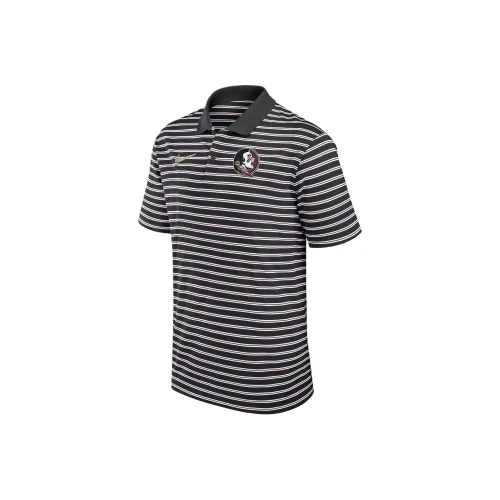 Nike Florida State Seminoles Primetime Victory Striped Men's Nike Dri FIT College Polo