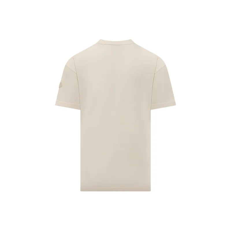 Moncler T Shirts Men Beige-1