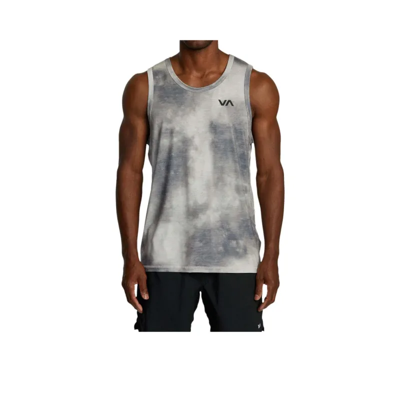RVCA Tank Tops Men's Chalk Gray-0