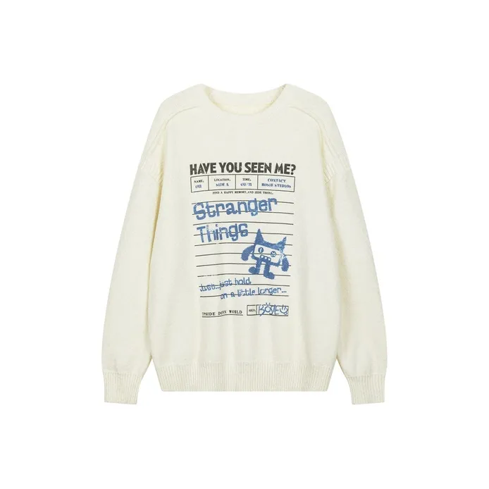 Bosieagender Sweater Unisex Ecru-0