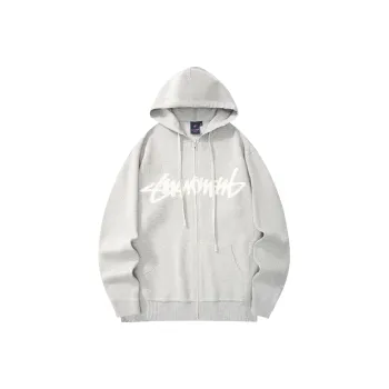 Suamoment Fall Casual Loose Fit Knitted Fabric Top Coat Unisex