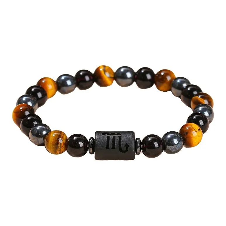 Princess Xuanjie Natural Tiger's Eye Stone Bracelets Unisex-10