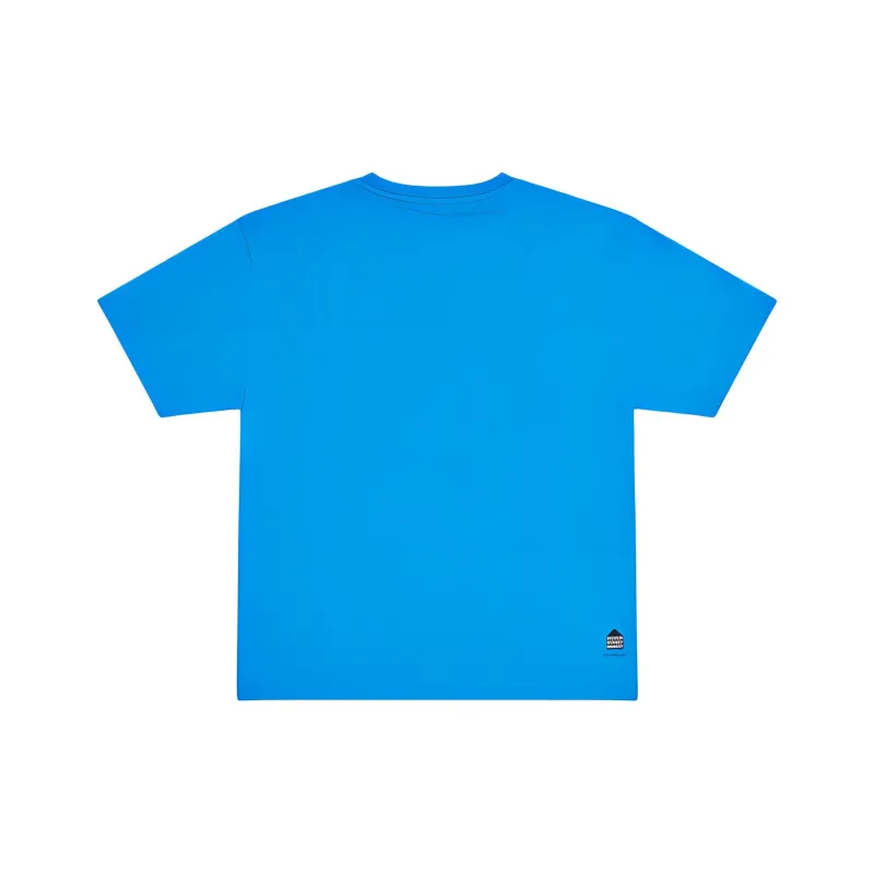 KAWS Dover Street Market Co-brand T-Shirts Unisex Blue-1