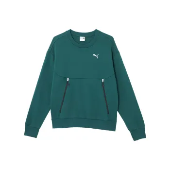 PUMA WINTERIZEDPUMATECH TB CREW FOREVER.FASTER. WARMCELL Sweatshirt Men's Dark Green