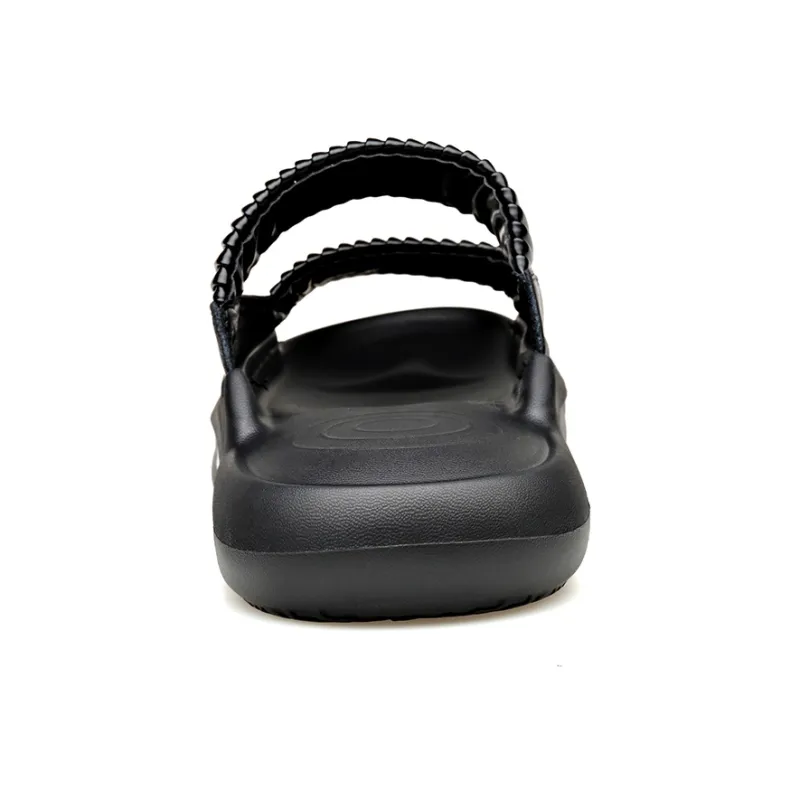 XIAOTOULANG Slip Resistant Odor Resistant Slide Slippers Men's Black-3
