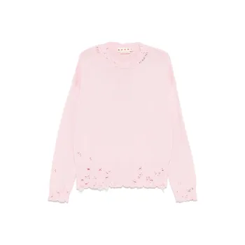 MARNI Distressed Crewneck Jumper