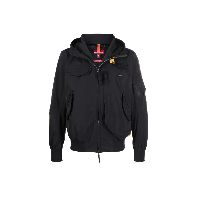 PARAJUMPERS Logo patch Hooded Jacket-0