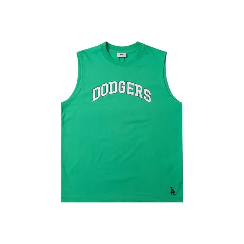 MLB Tank Tops Unisex Yellow Green