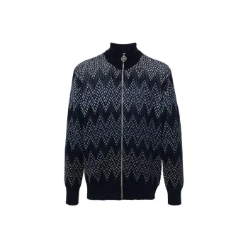 MISSONI Chevron pattern Cotton Cardigan