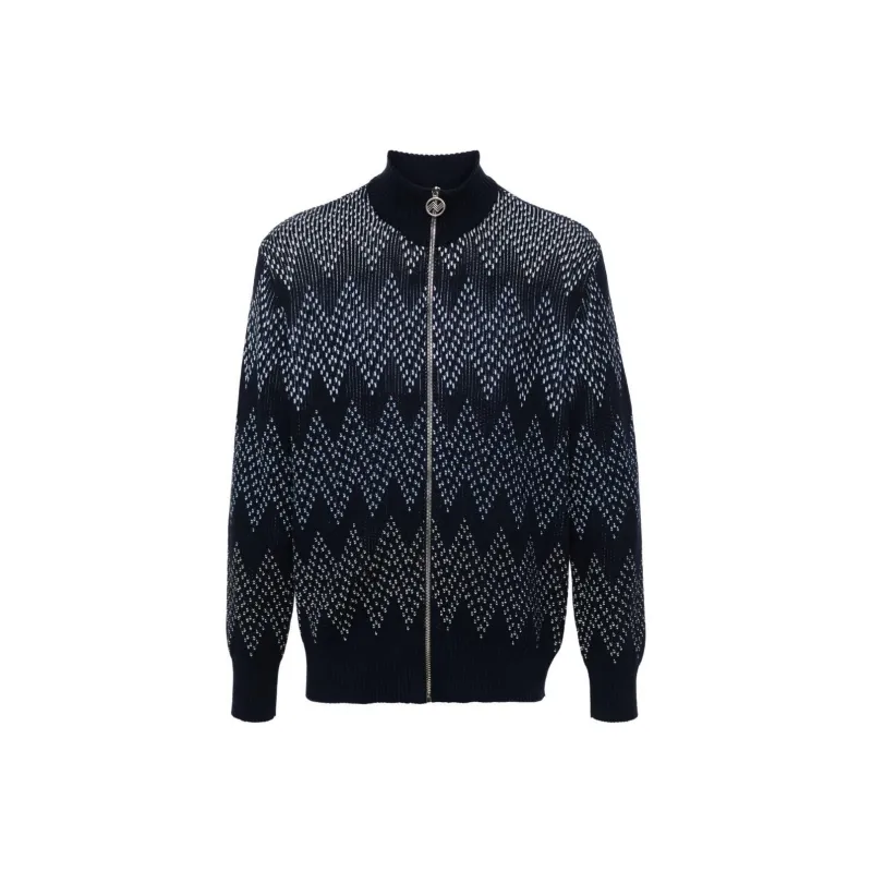 MISSONI Chevron pattern Cotton Cardigan-0