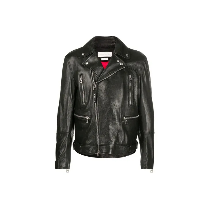 Alexander McQueen Zip Up Biker Jacket-0