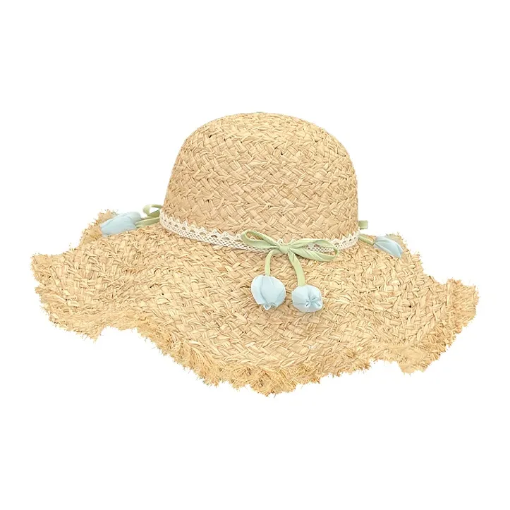 Mulinsen Straw Woven Bucket Hats Unisex-4