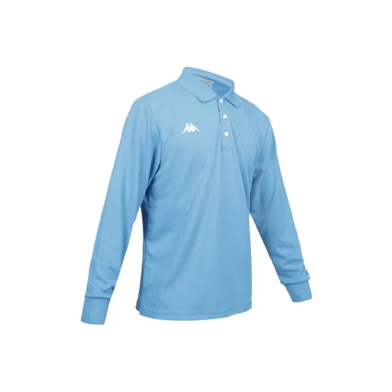Kappa Polo Shirt Men's Bright Blue And White-0