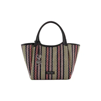 EMPORIO ARMANI Polyester Tote Bag, Shopping Bag, Handbag Women's Two Tone