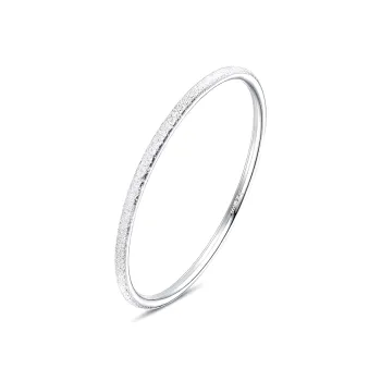 CUTE DAME Sterling Silver Bangles Unisex