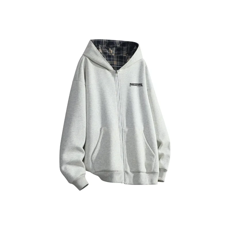 PRESSURE Sweatshirt Unisex White Heather Gray-0