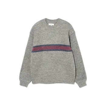 Beams Sweaters Men Gray