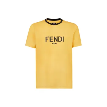 FENDI SS21 T Shirt Men's Yellow