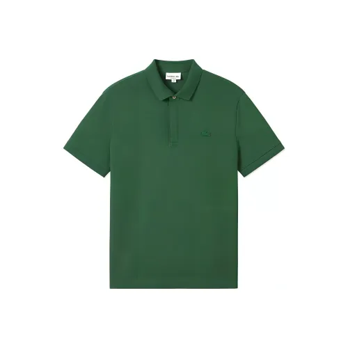 LACOSTE Polo Shirt Men's Crocodile Green