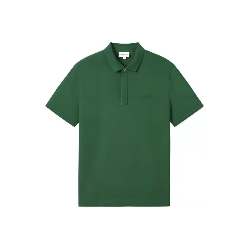 LACOSTE Polo Shirt Men's Crocodile Green-0