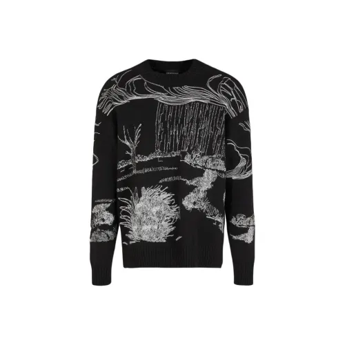 EMPORIO ARMANI Sweater Men's Black