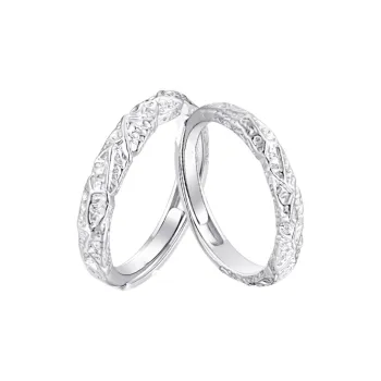 MGS S925 Premium Niche Design Pure Love Students Bestie Everyday Commute Surprise Irregular Everyday Wear Unisex