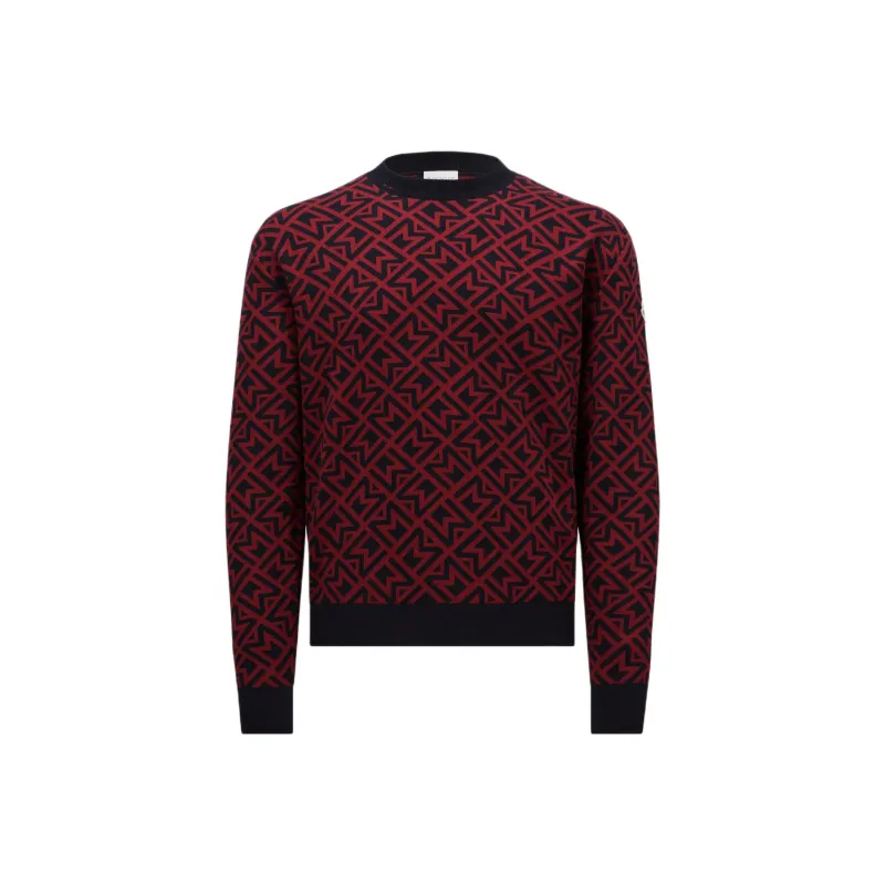 Moncler Sweaters Men Blue/Red-0