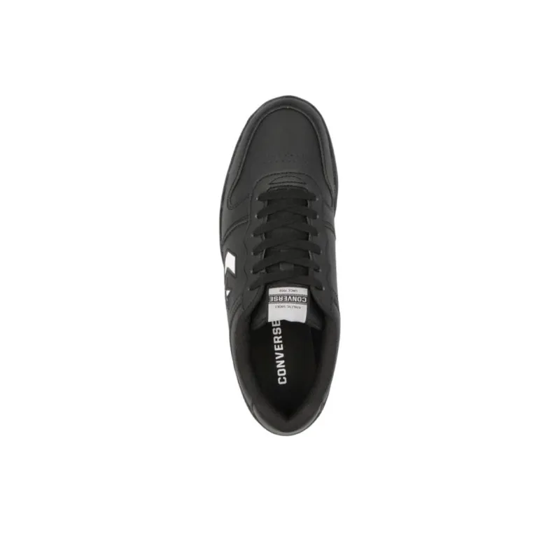 Converse Anti Slip Wear Resistant Low Top Casual Shoes Men's Black-3