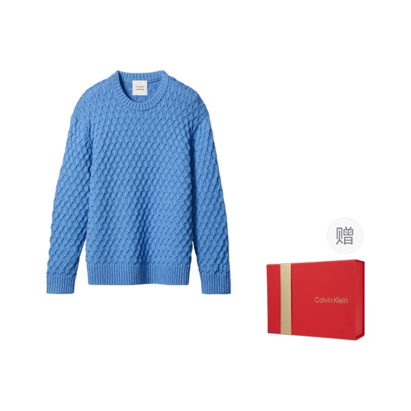 CALVIN KLEIN Spring Festival Red Magenta Sweater Men's-9