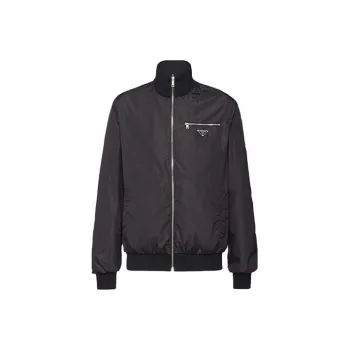 PRADA Reversible Zip Up Bomber Jacket