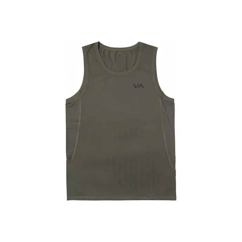RVCA Tank Tops Men Olive-0