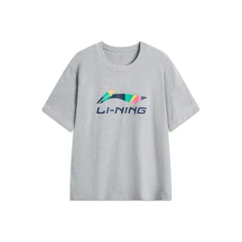 LiNing T Shirt Unisex Heather Gray