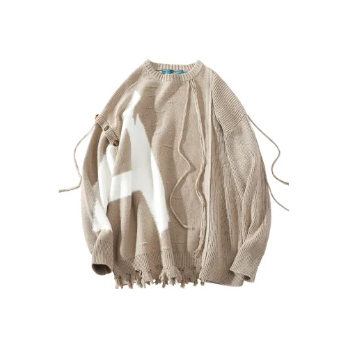 A SQUARE ROOT Sweater Unisex Apricot