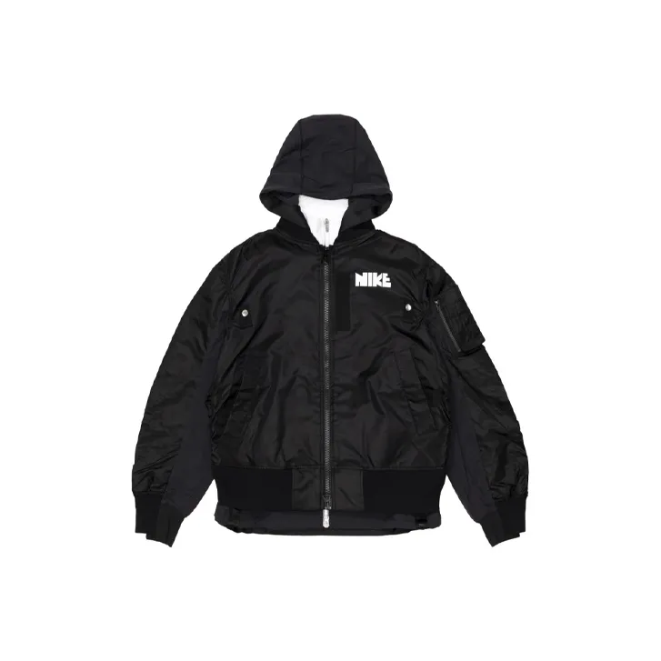 Sacai X Nike Jackets Men Black-0