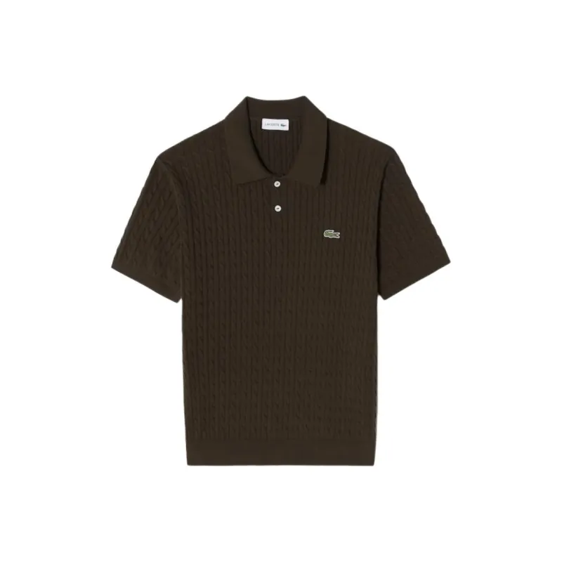 LACOSTE Polo Shirts Men Brown-0