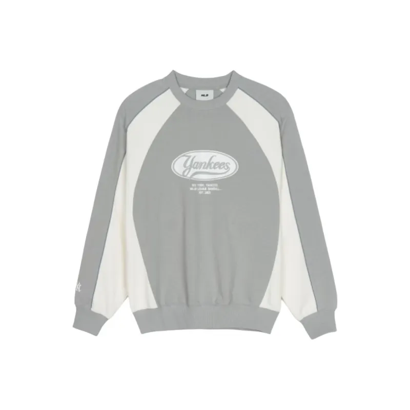 MLB New York Yankees Sweatshirt Men's Light Gray-0