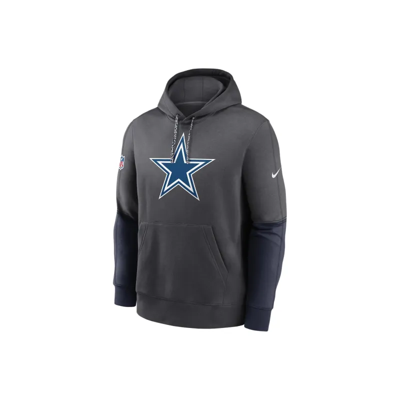 Nike Dallas Cowboys Sideline Team Issue Club Men's Nike Nfl Pullover Hoodie-0