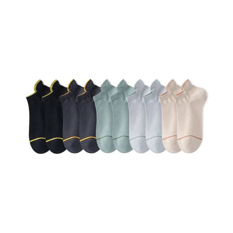 Cotton Gene Ankle Socks Men's 10 Pack-6
