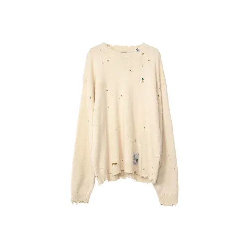 Maison Mihara Yasuhiro Destroyed Crewneck Pullover