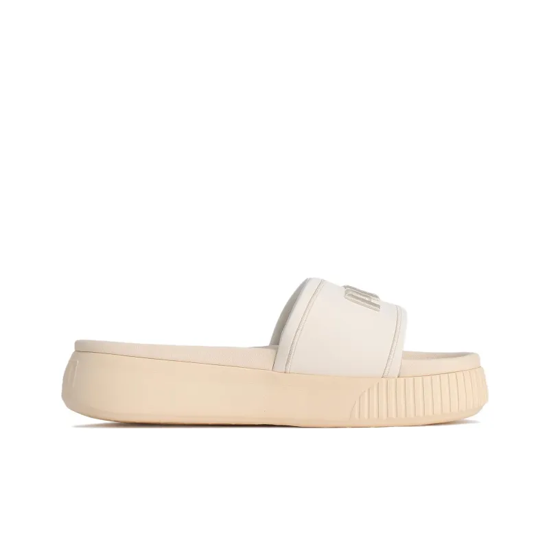 PUMA Platform Slide EVA Slip Resistant Abrasion Resistant Slide Slippers Women's White-1