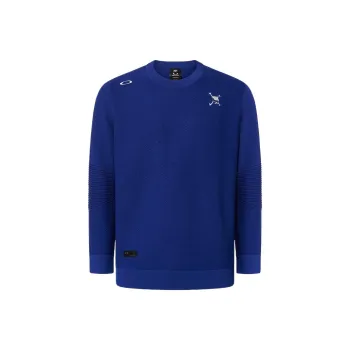 Oakley Skull Surface Sweater Crew Sweater Men's Blue