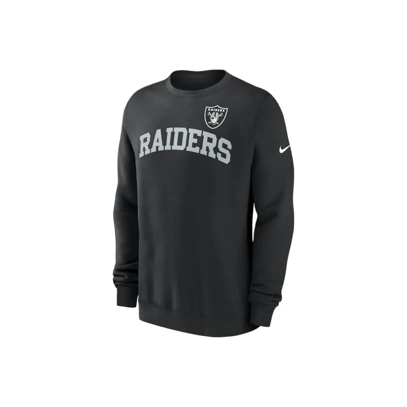 Nike Las Vegas Raiders Club Men's Nike Nfl Pullover Crew-0
