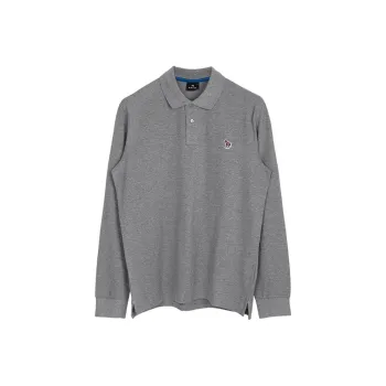 Paul Smith Zebra Logo Long Sleeved Polo Shirt