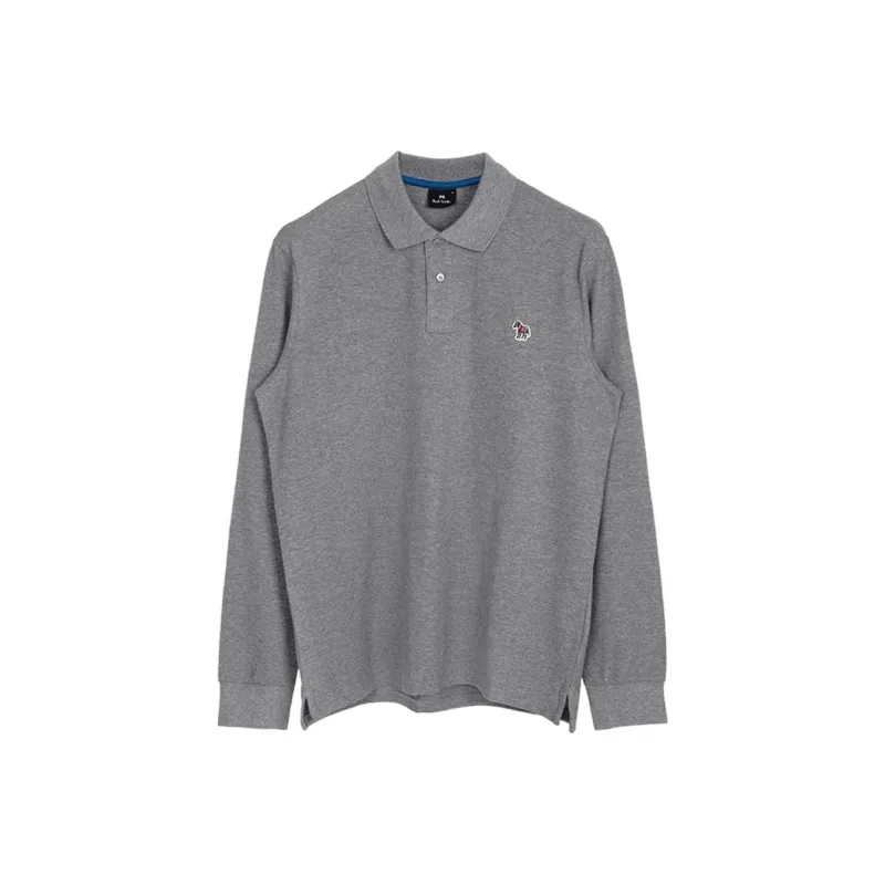 Paul Smith Zebra Logo Long Sleeved Polo Shirt-0