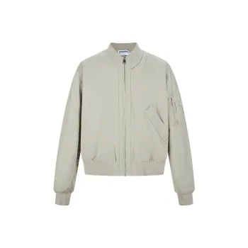 BANDITK GANGN Jackets & Coats Unisex Gray White