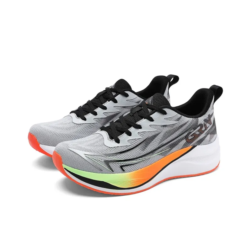 K bird Breathable Lightweight Rebound Low Top Racing Running Shoes Men's-3