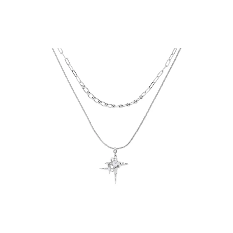 KING OF BLING Alloy, Faux Pearl Necklaces Women's-0