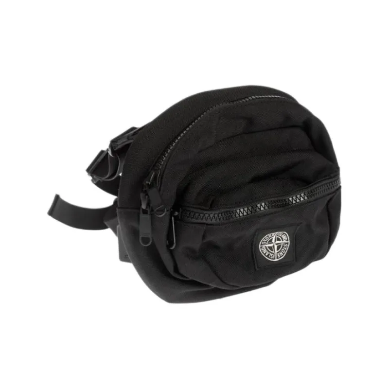 STONE ISLAND Nylon Sling Bag Men's Black-1