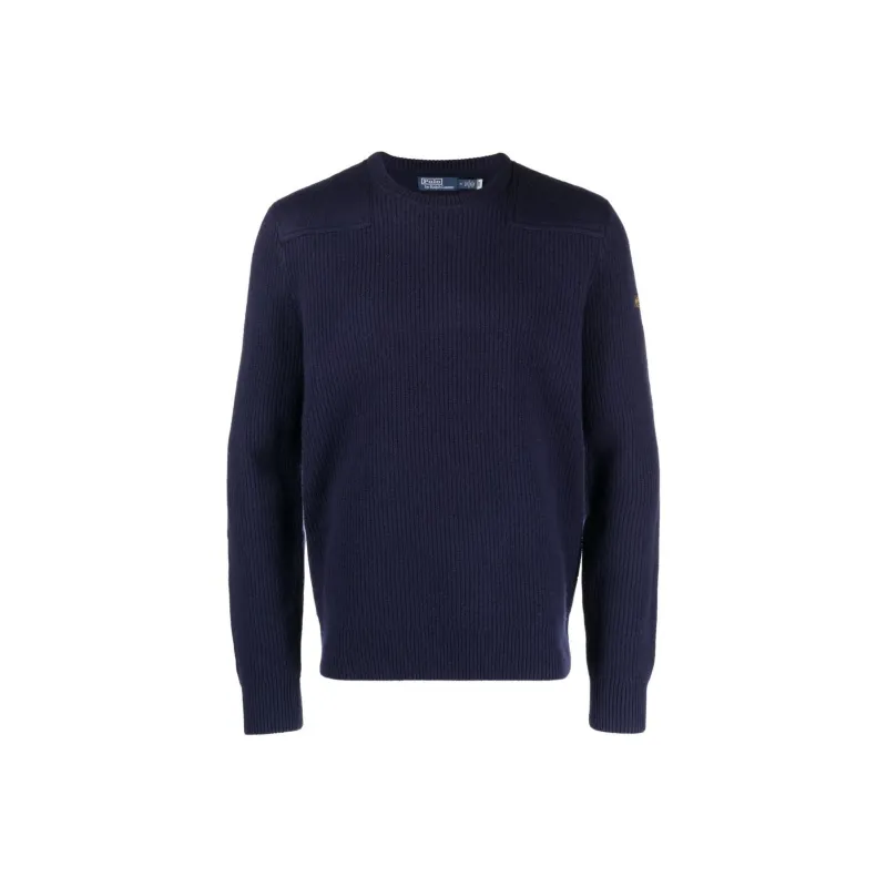 Polo Ralph Lauren Ribbed Logo patch Jumper-0